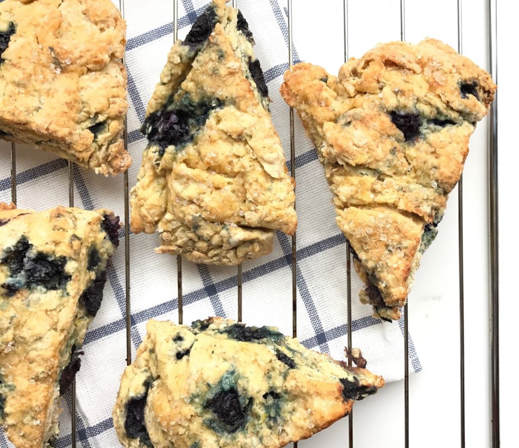 blueberry scones