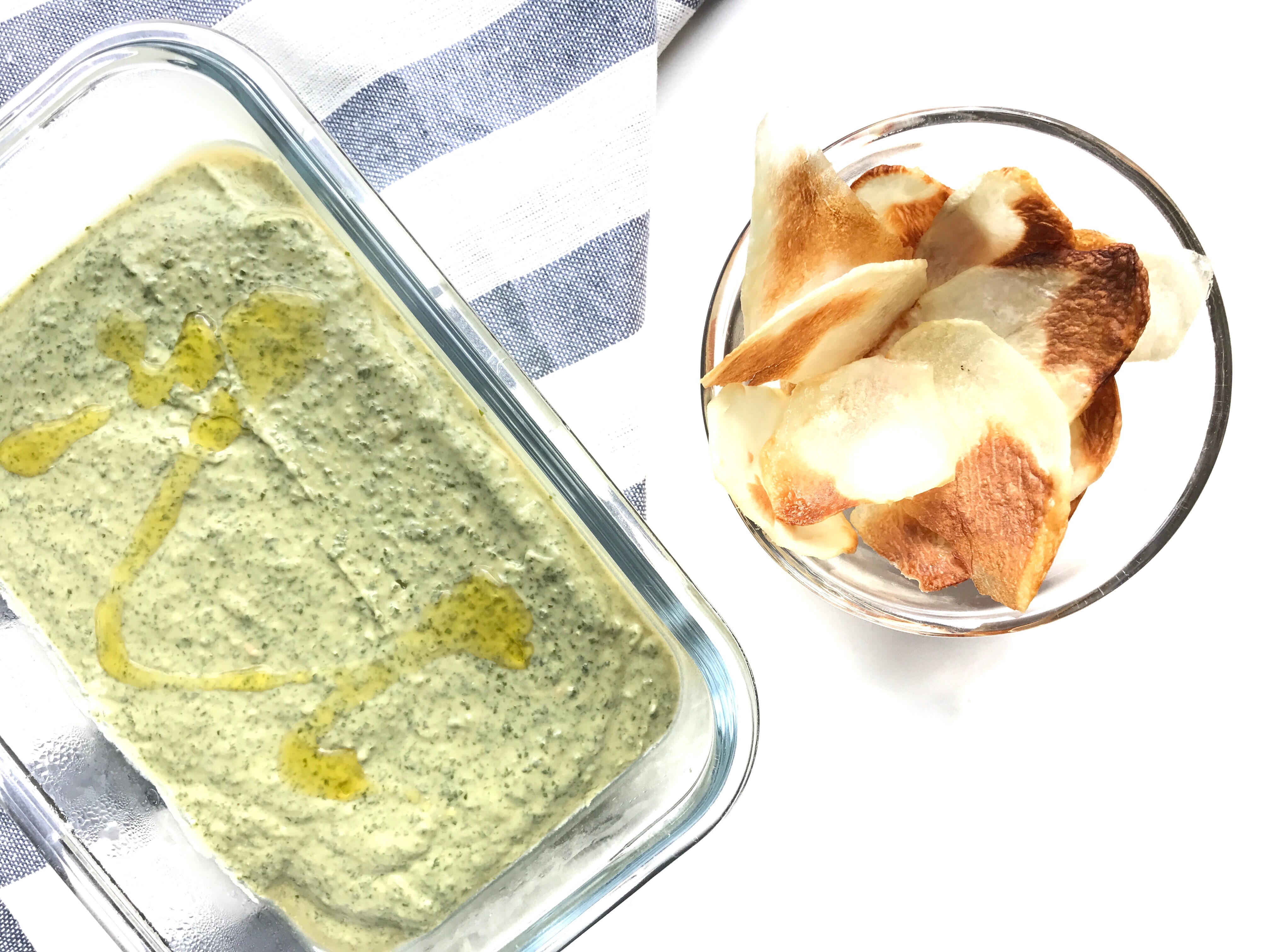 spinach dip recipe with Greek yogurt